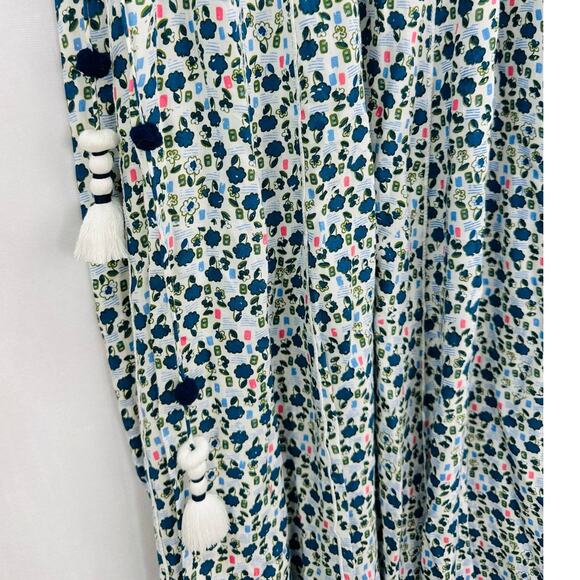 Poupette St Barth Jena Paneled Maxi Skirt – Blue Floral – Size Small - Picture 5 of 8
